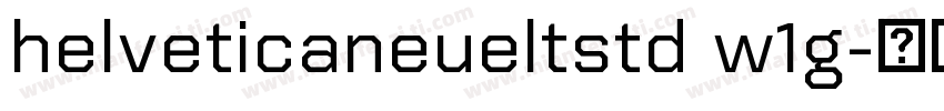 helveticaneueltstd w1g字体转换